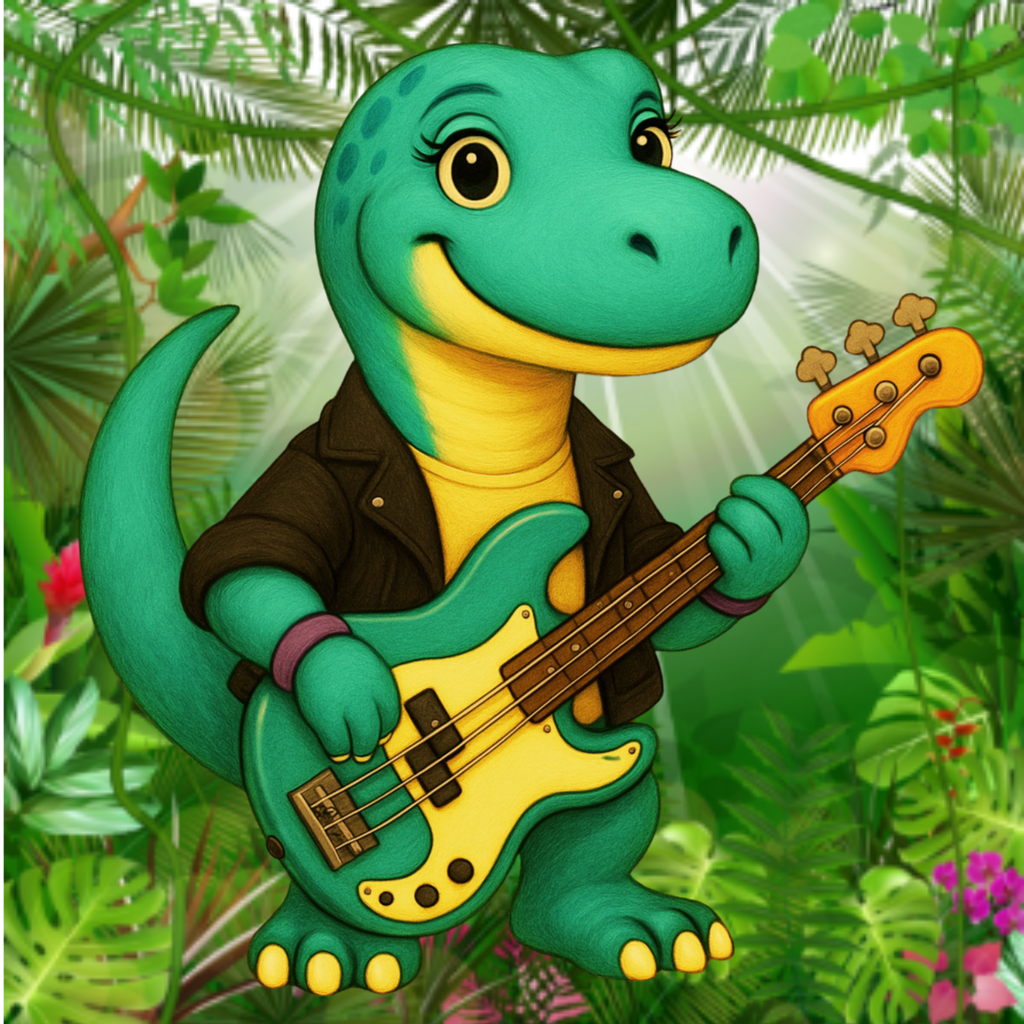 Groovy, the Brontos Bassist Who Plays from the Heart