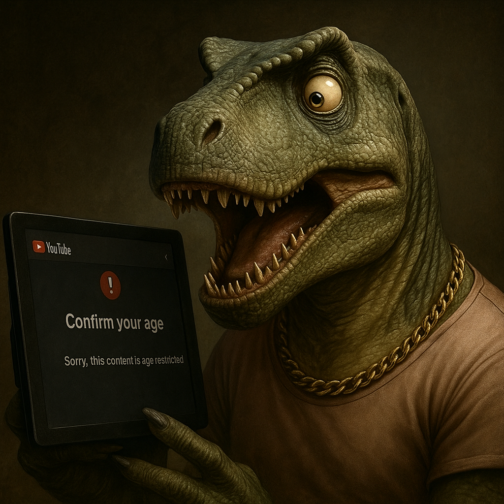 Axe Raptor Gets Roasted by AI: YouTube’s Age Verification