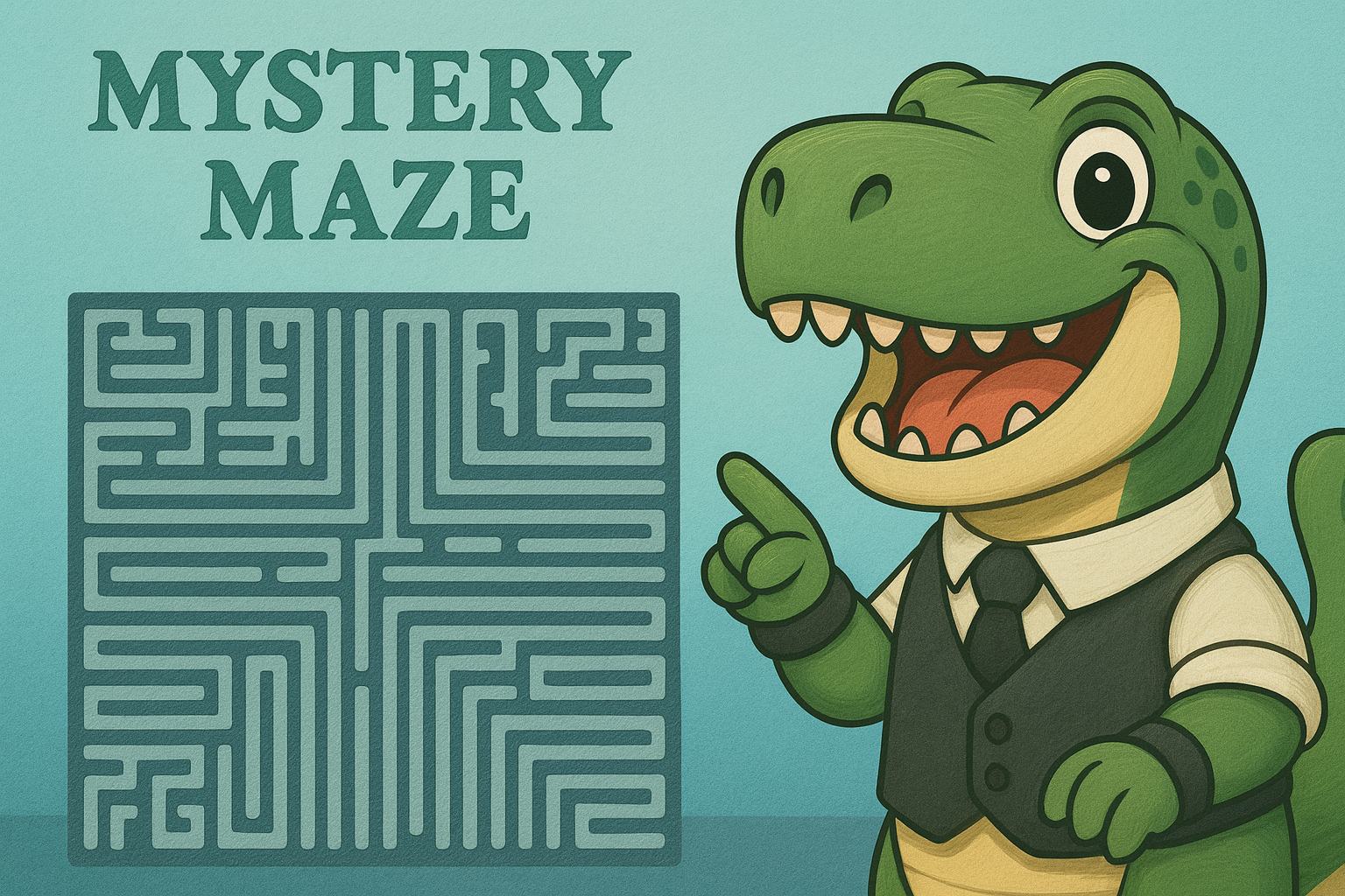 FREE Maze – Help Find Raptor Rex’s Gold Coin