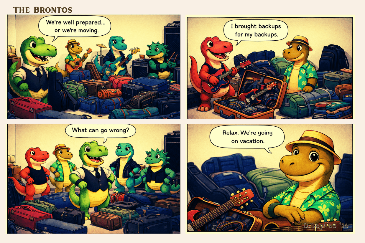 The Bronto's comic strip for April 20 2026