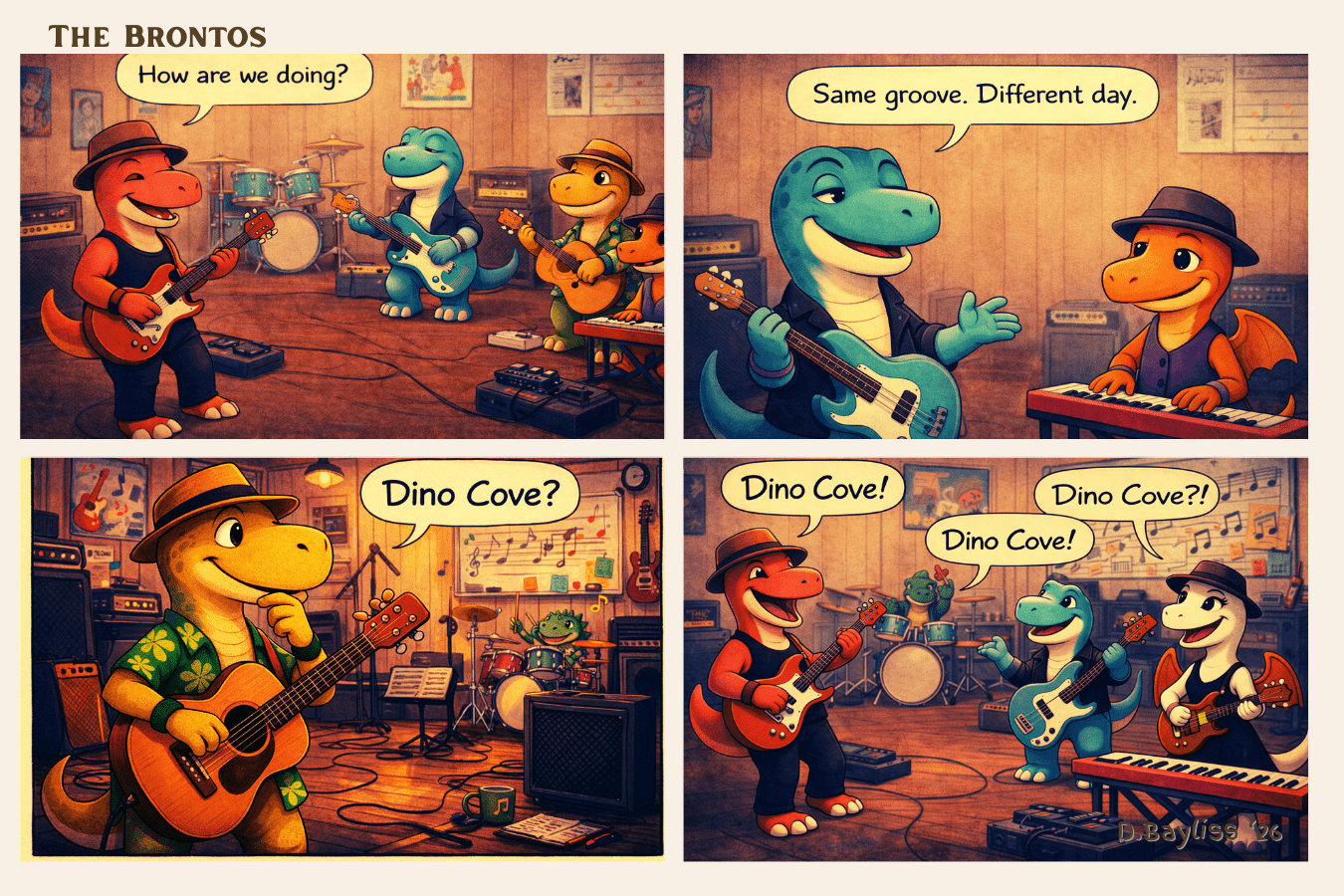 The Brontos comic strip for April 6th 2026