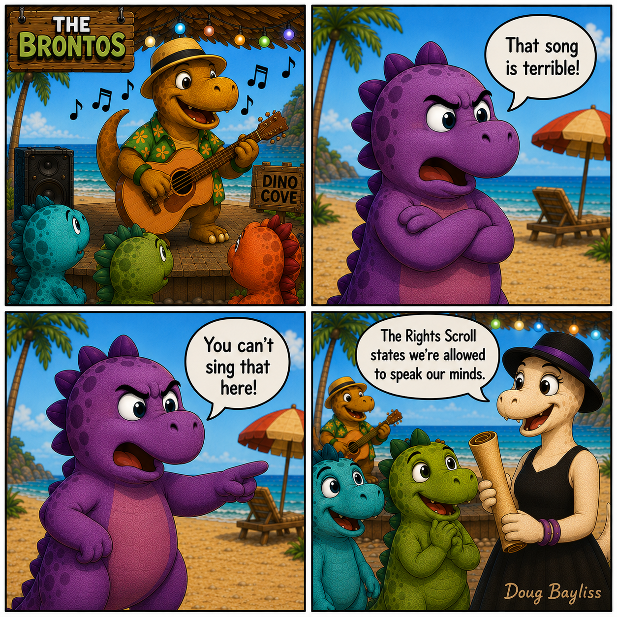 Freedom of Speech comic strip