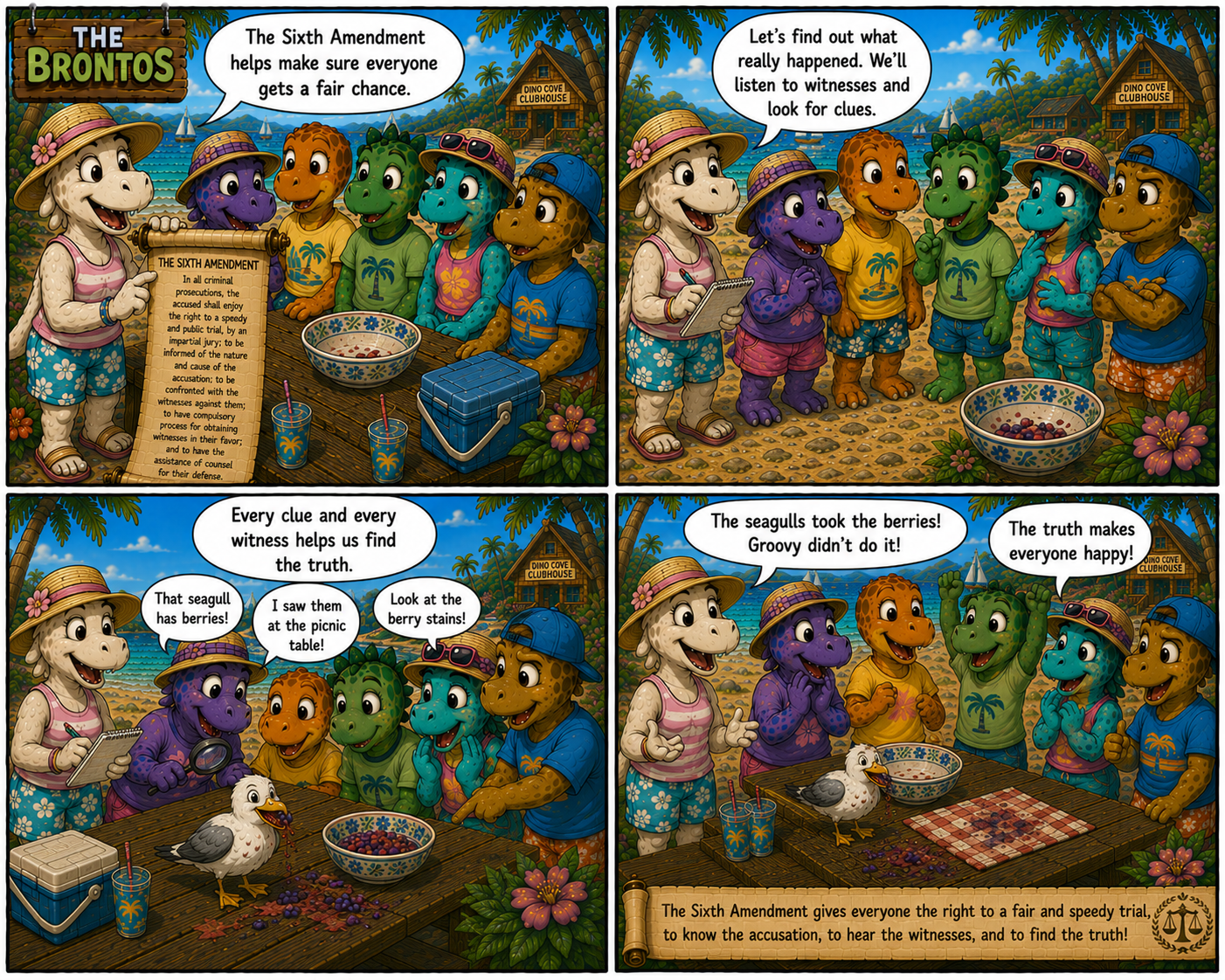 6th amendment comic strip